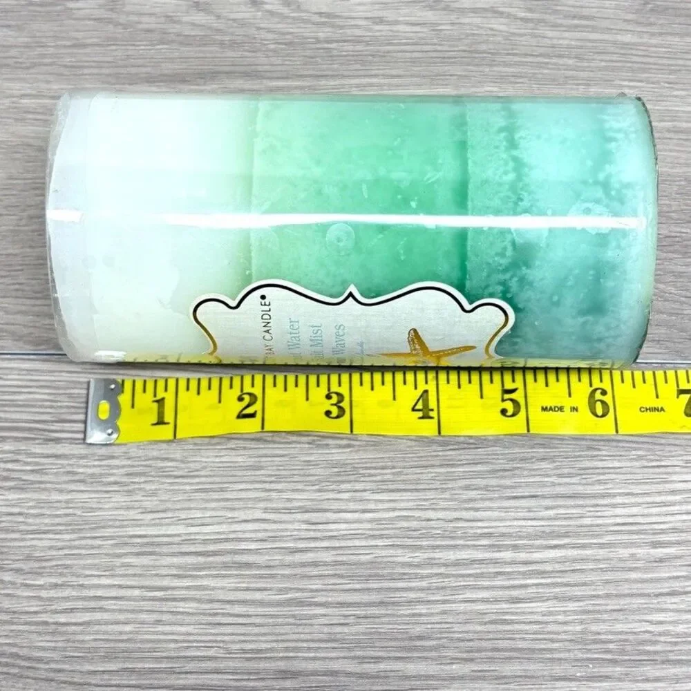 Chesapeake Bay Candle Coconut Water Sea Salt Mist Ocean Waves 3x6 Pillar New